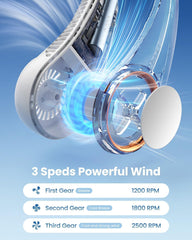 Portable Personal Neck Cooling Rechargeable Bladeless Fan