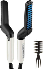 2 in 1 Heated Hair Straightener Comb