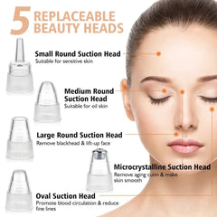 5 in 1 Electric Blackhead Acne Oil Remover